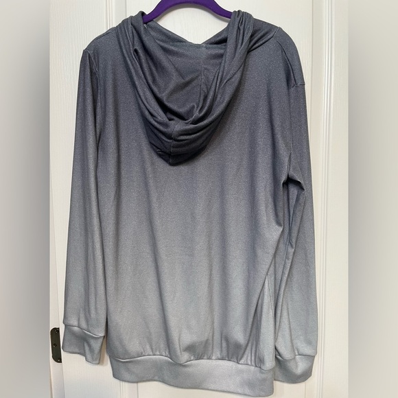 Gray Ombré Hoodie - Picture 2 of 7